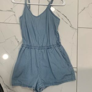 Cute blue romper